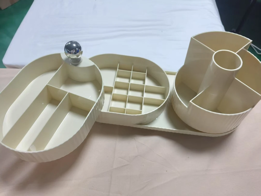 4759简约家用轻奢大容量收纳架化妆品收纳架可旋转