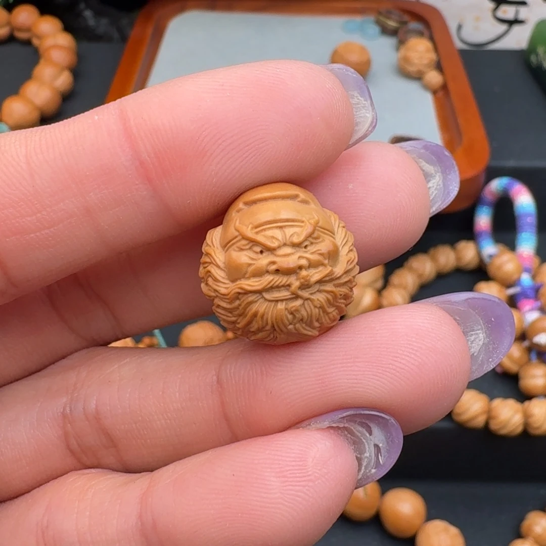 吊坠猴头核桃1.8尺寸钟馗捉鬼单粒