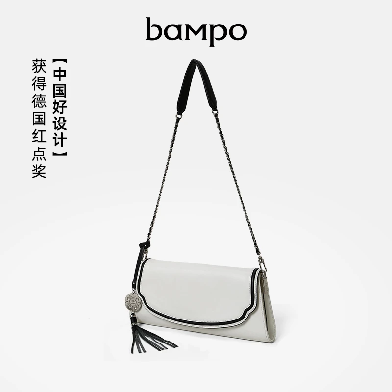 BAMPO半坡留白女包上档次包包女包轻奢品牌百搭设计师通勤简约包