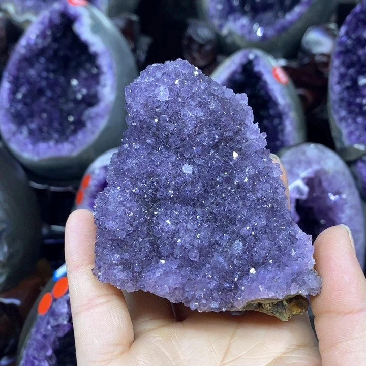 紫晶摆件未镶嵌莹