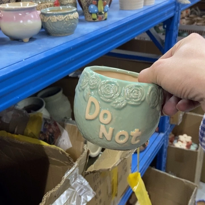 陶瓷花盆单场满9.9发9*8