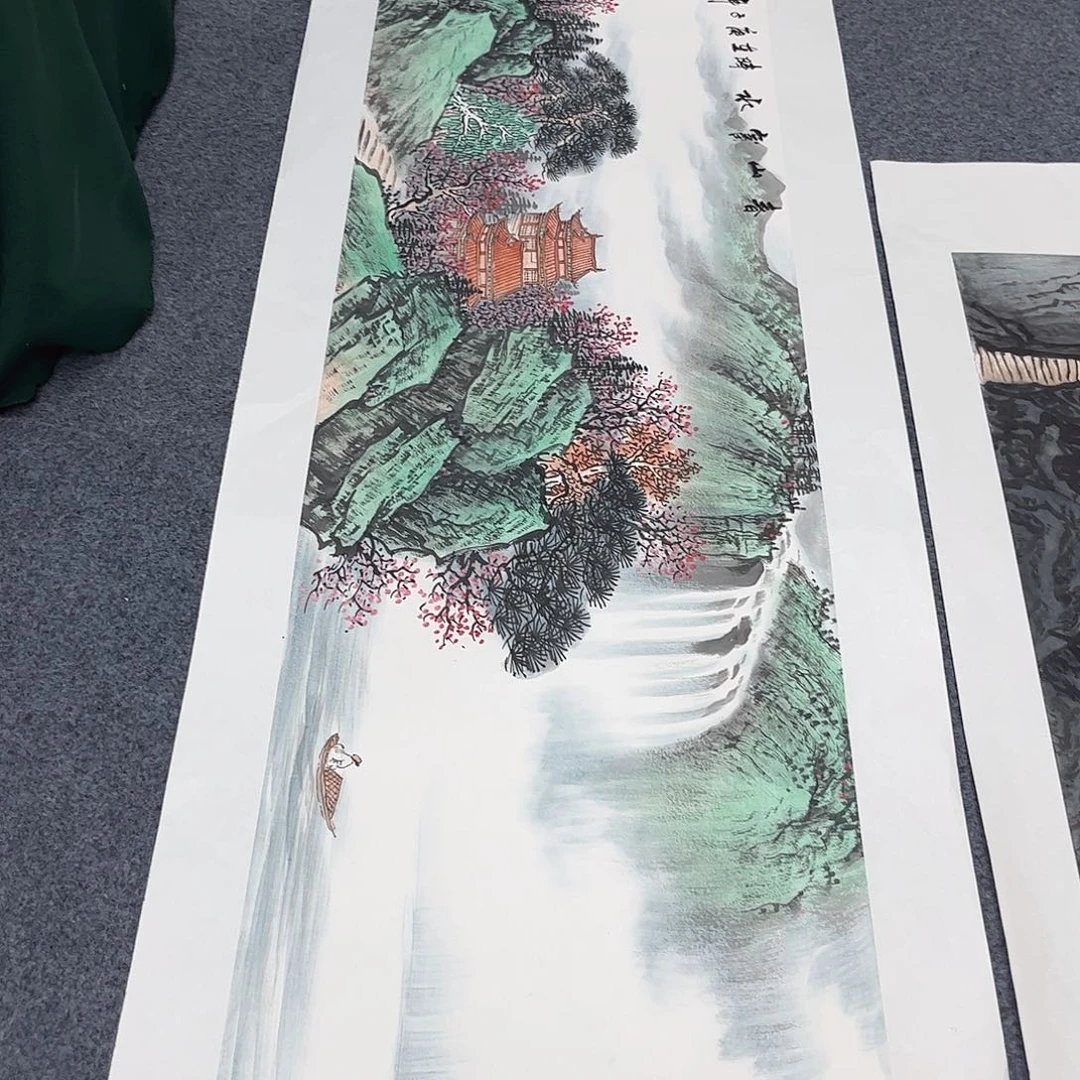 国画纯手绘国画宣纸作品