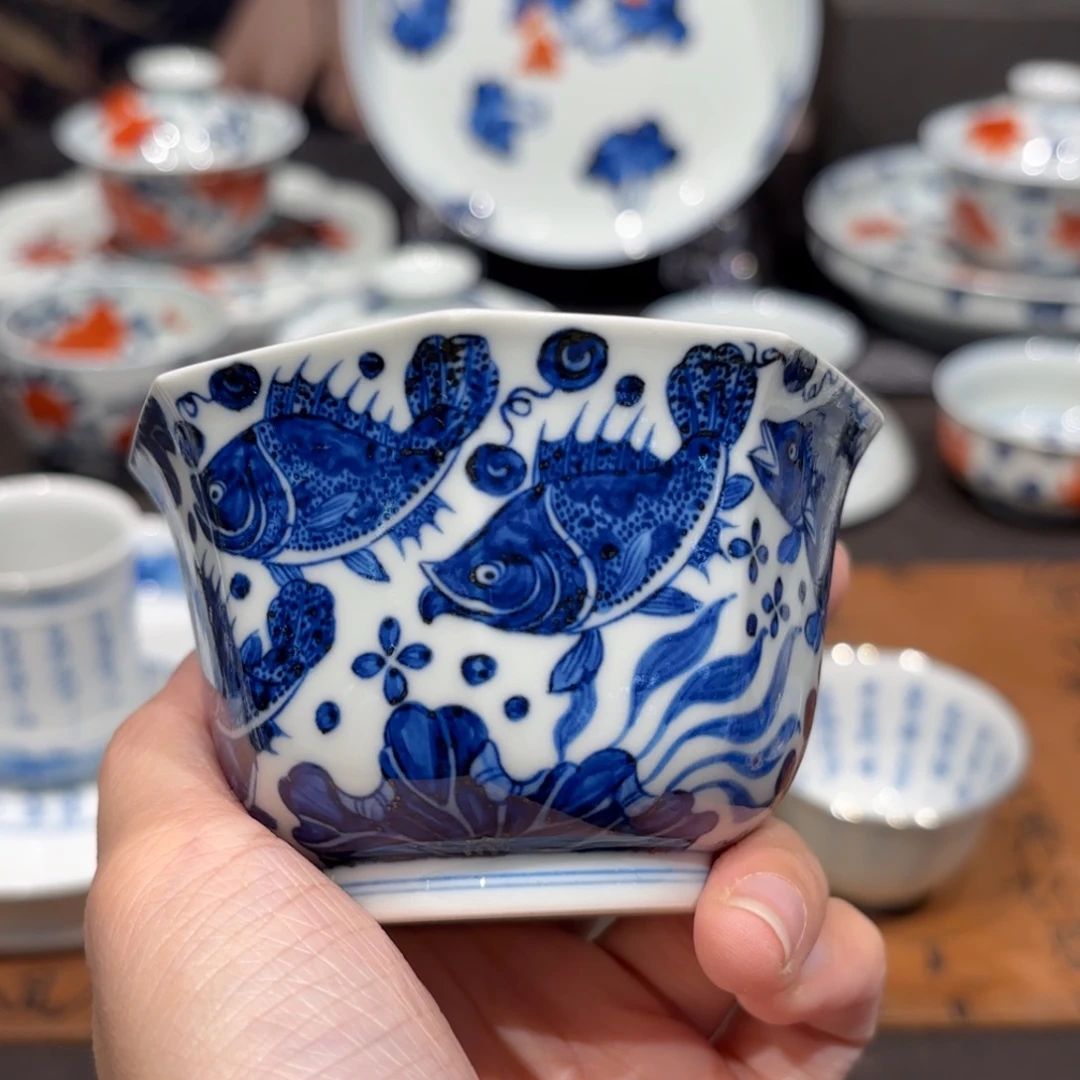 皓***青景德镇纯手工手绘