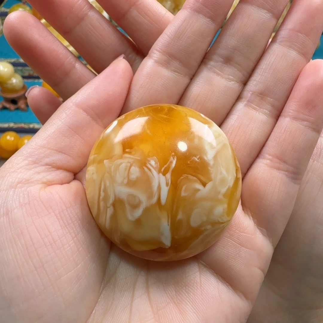 琥珀未镶嵌手链蜜蜡