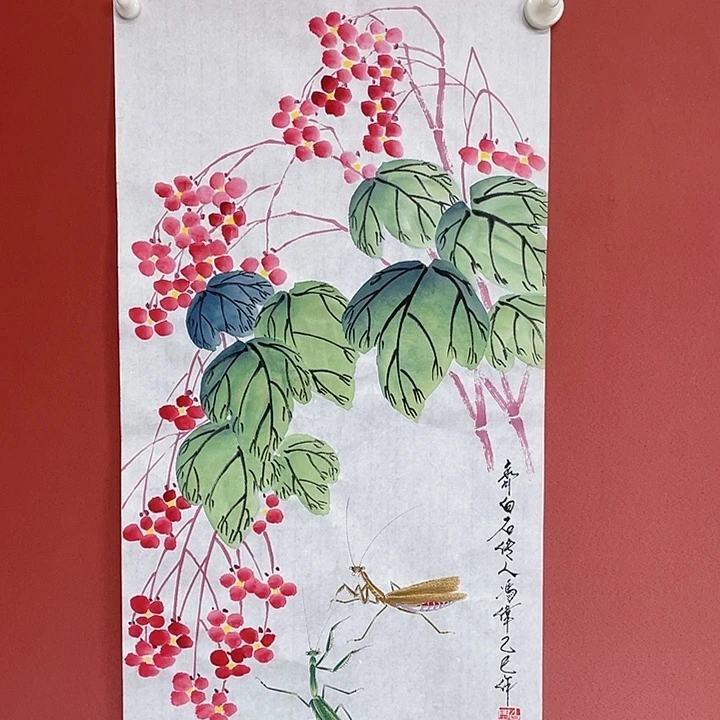 国画冯老师手绘作品