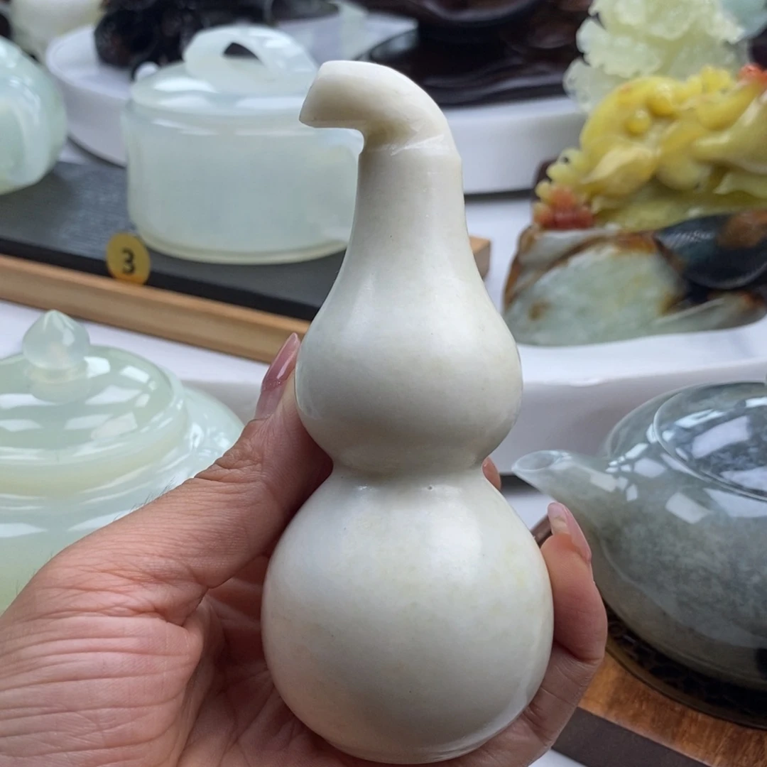 岫玉未镶嵌四大名玉摆件