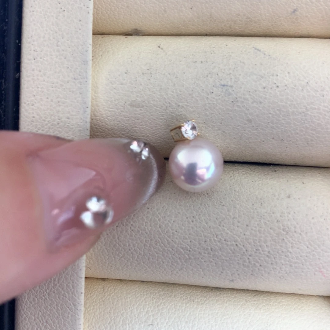 海水珍珠颈饰18K金镶嵌