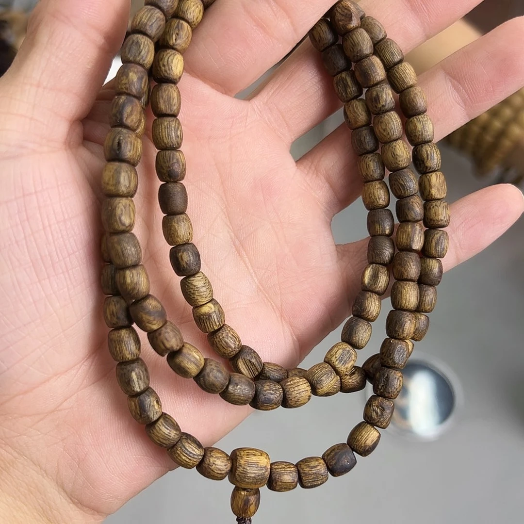 沉香沉香香囊海南红金泥0.6mm鼓珠多圈15克➕多样性发一