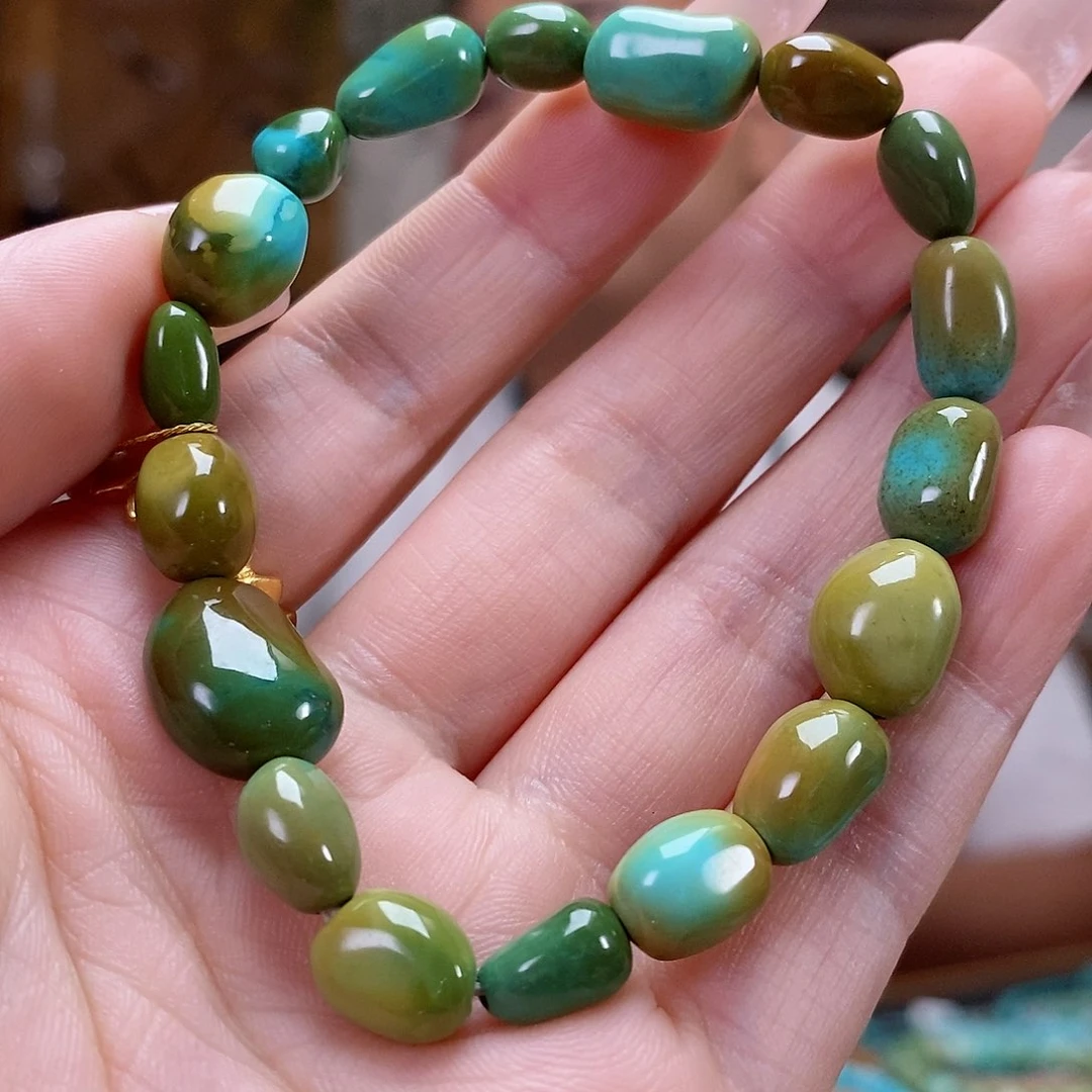 未镶嵌绿松石珠宝奇石