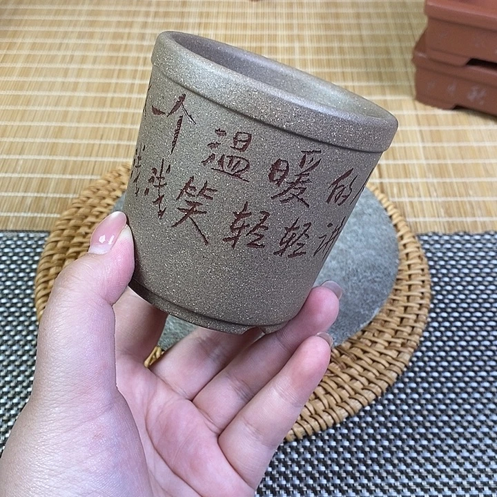 宜兴紫砂精品花盆