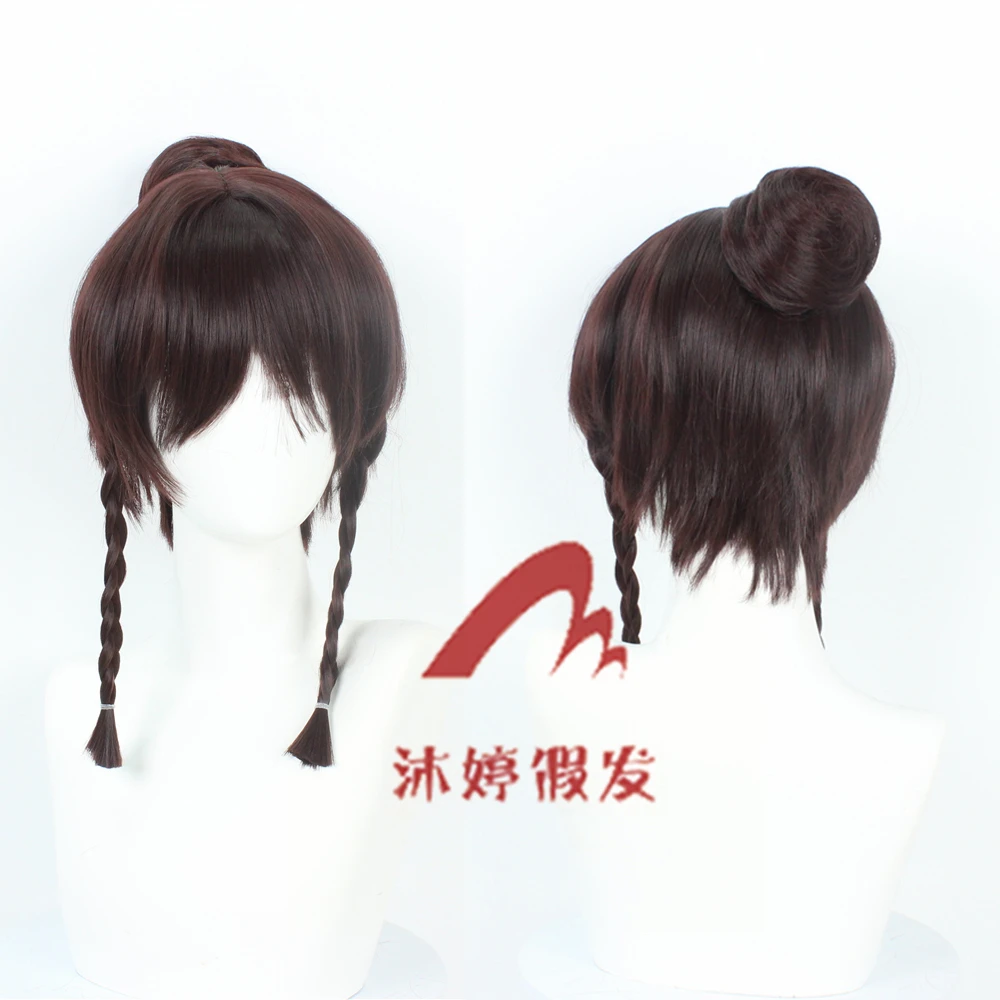 第五人格园丁等风来cos假发 兰闺惊梦 鬓角编发cosplay假发
