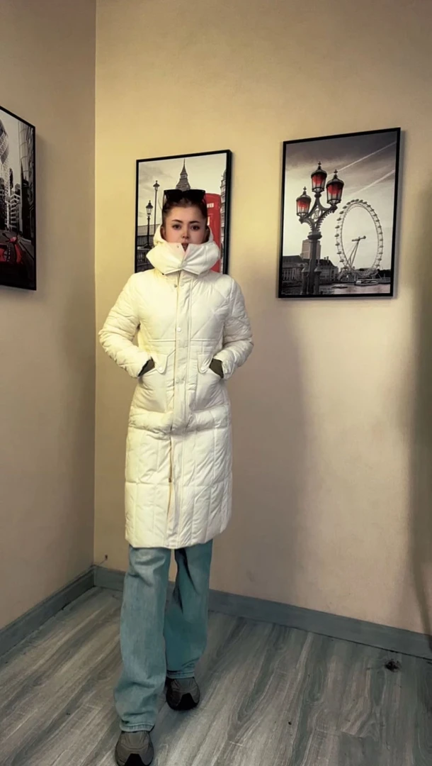 2025年女款冬季中长款新款时尚外套过膝韩版女士中长款时尚外套