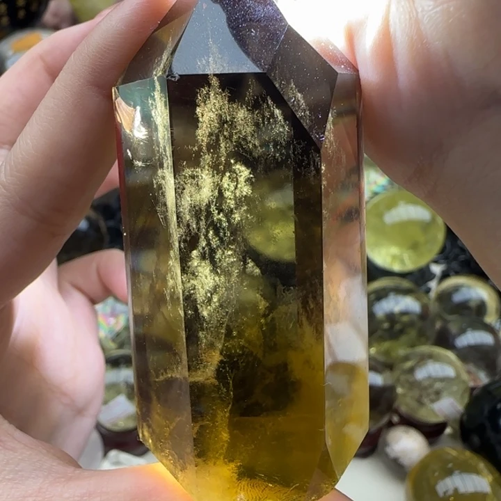 水晶摆件未镶嵌f498