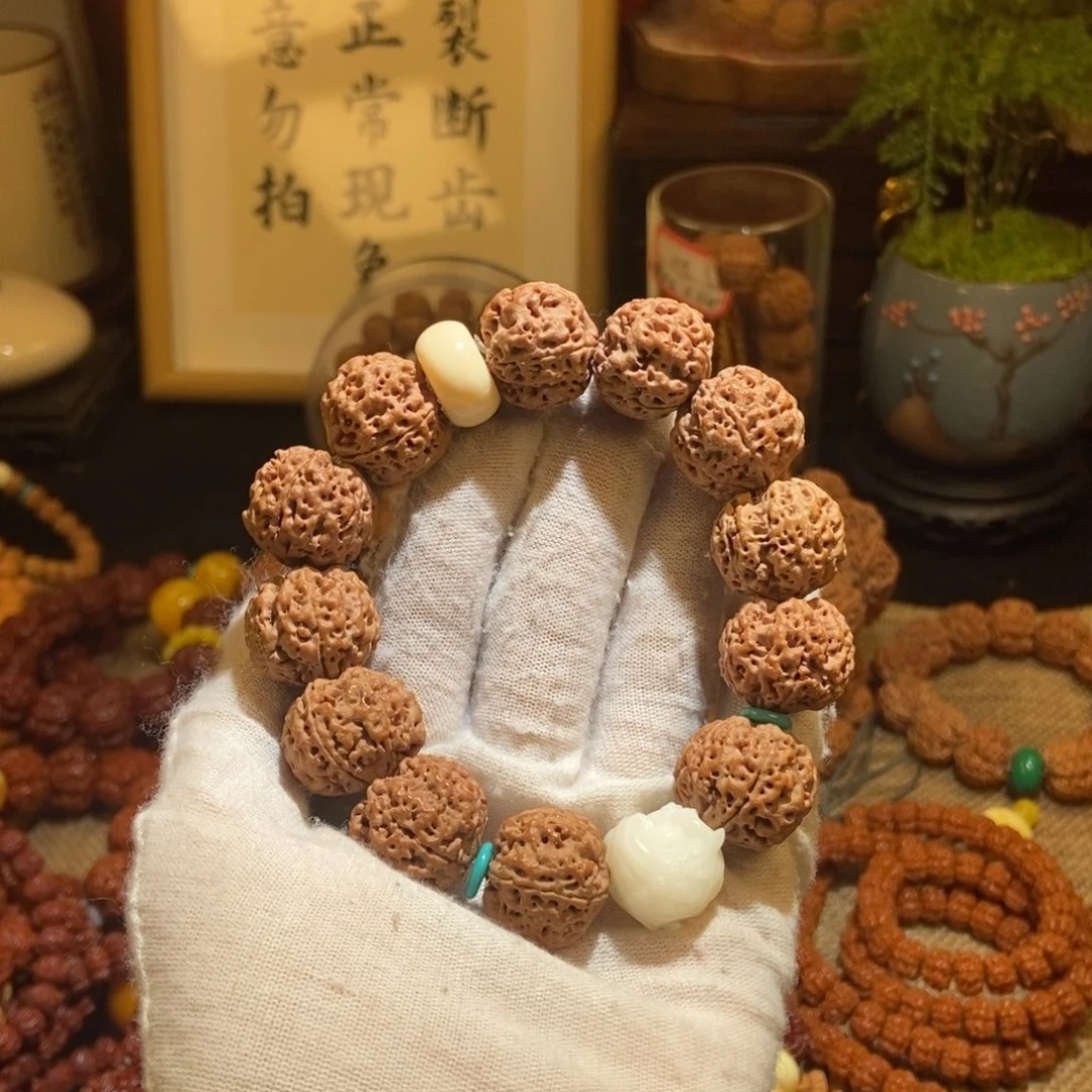 金刚菩提吊坠205原籽醒狮平安扣