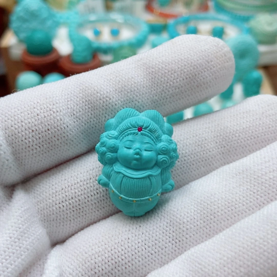 绿松石未镶嵌嘟嘟
