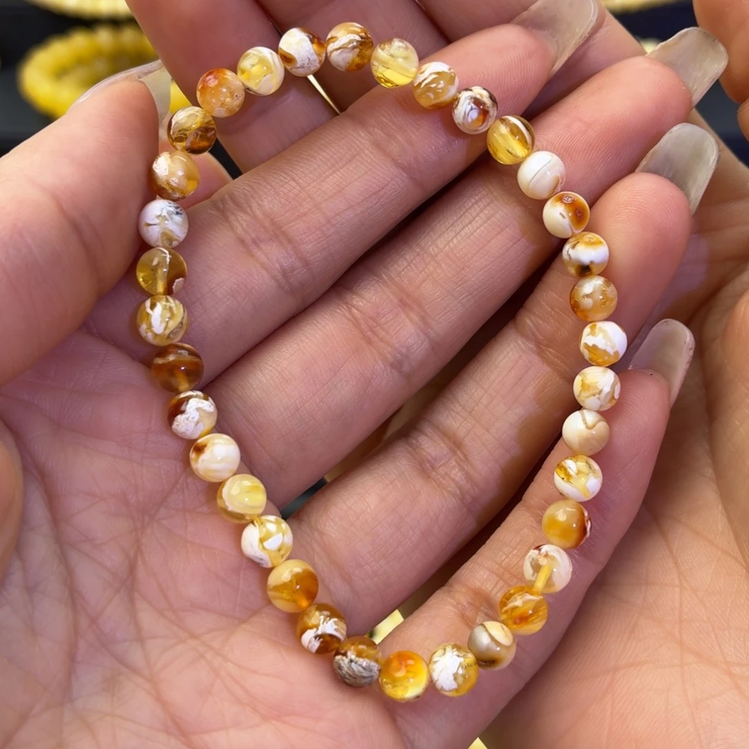 琥珀未镶嵌珠宝奇石沁色5➕