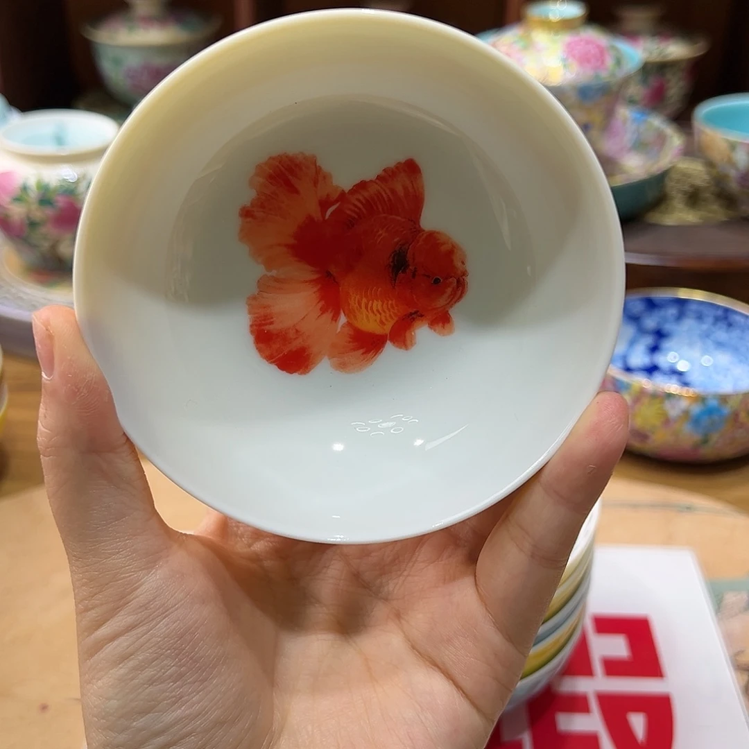 微瑕微瑕景德镇陶瓷黄