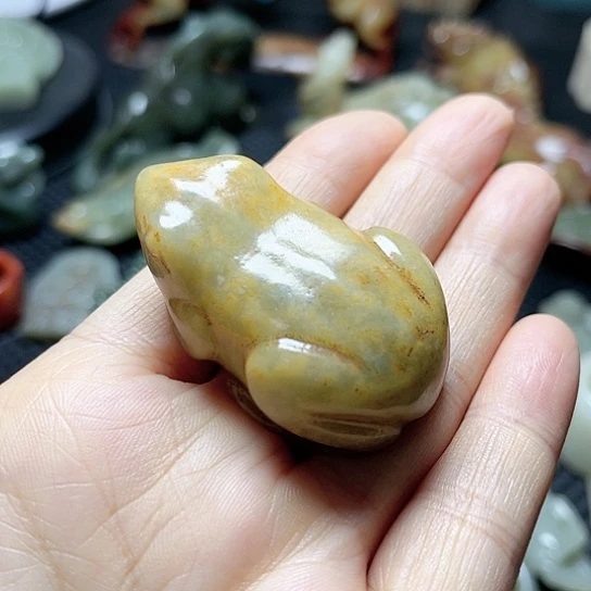白玉菩提吊坠摆件