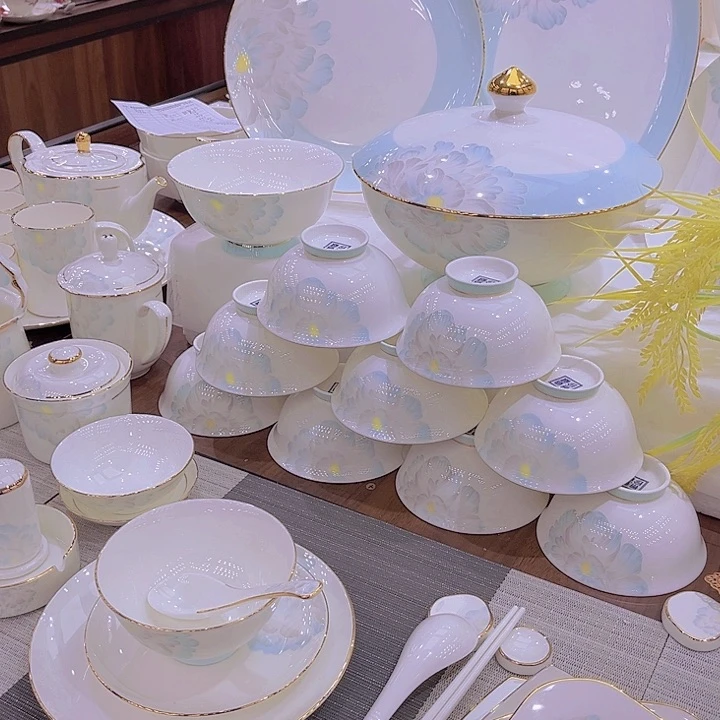 玉瓷邂逅碗碟单拍碗碟