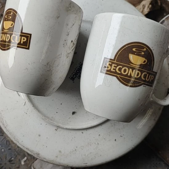 瓷发两个，水杯，国营四厂库存，