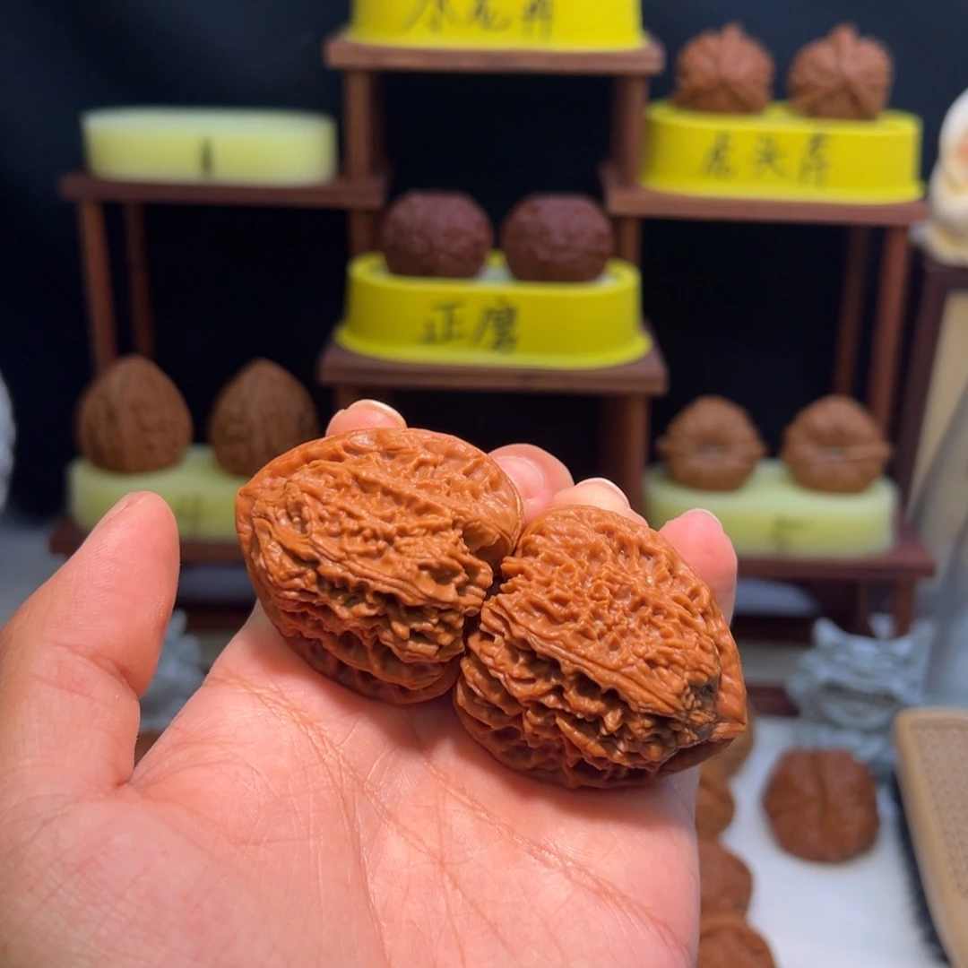 吊坠文玩核桃【疆王】43三角疆