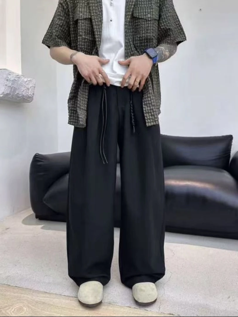 691 潮流休闲裤高腰时尚长裤潮西装裤微弹力夏季 830