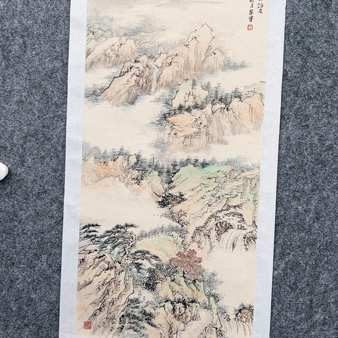 （f34640）雾山访友 书画