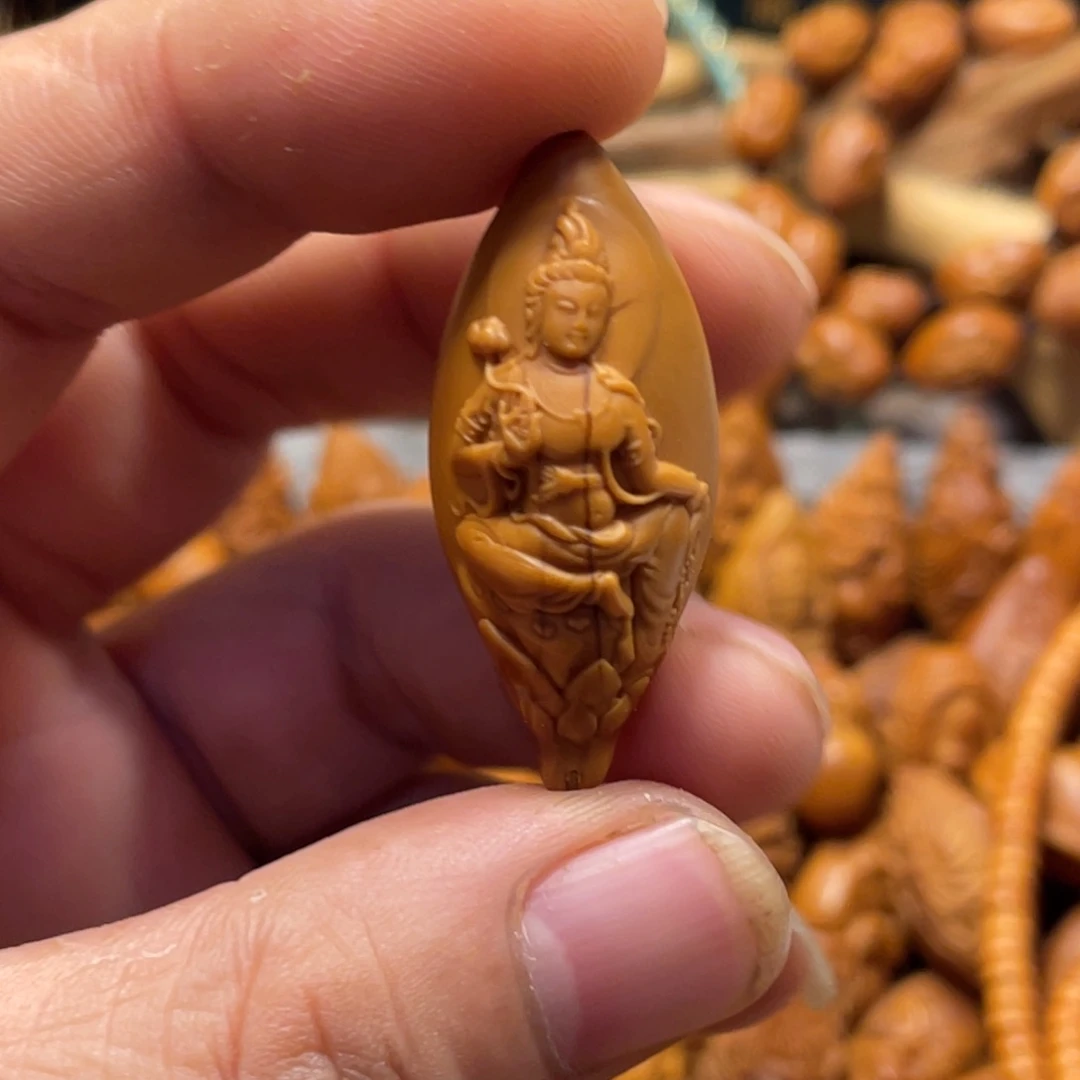 橄榄核手串/手链大势至生肖马408