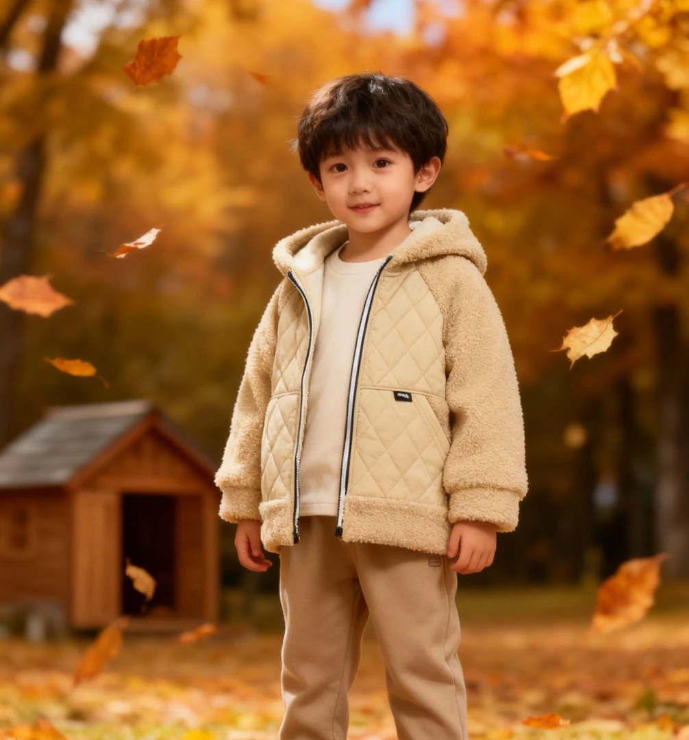 【燕麦绒绒】25年冬款新款5379儿童外套
