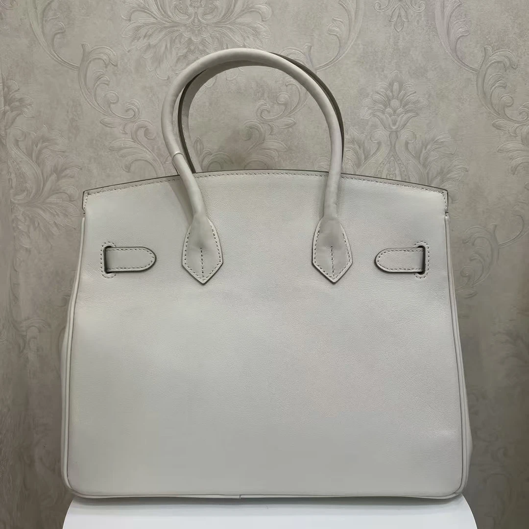 Laugh Queen手工打造真皮女士新款包10335图案 白色