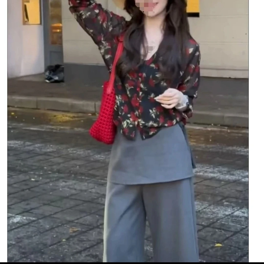 时尚百搭休闲潮流精品女装宽松上衣裤子