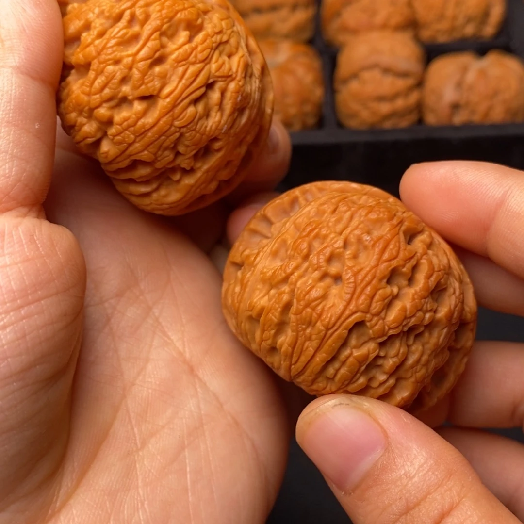 文玩核桃把件秦岭野生核桃