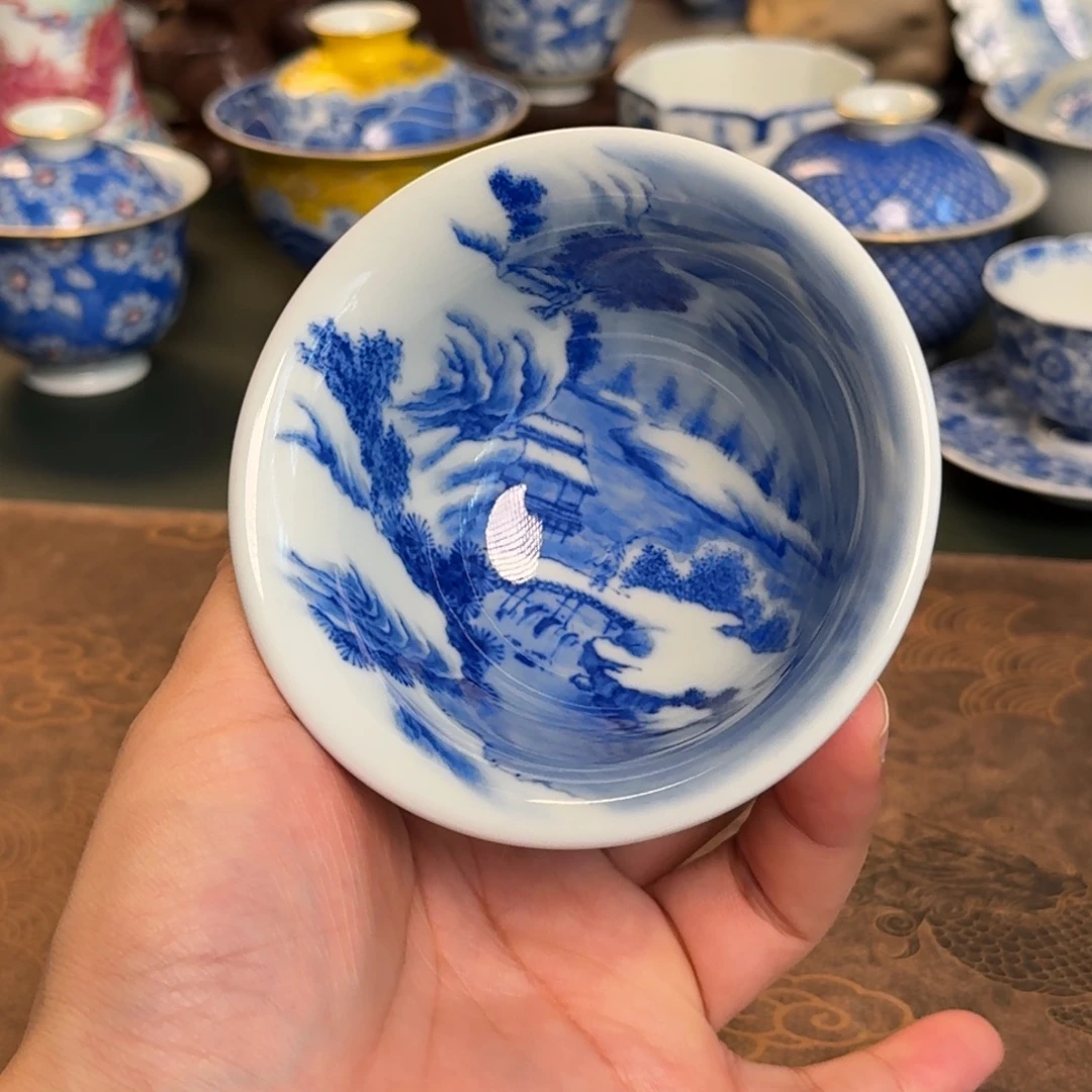 纯手工手绘陶瓷茶具