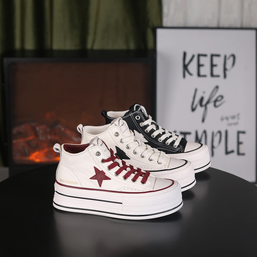 【淘爱朵】时尚厚底增高5cm潮流百搭女士休闲鞋 662-5