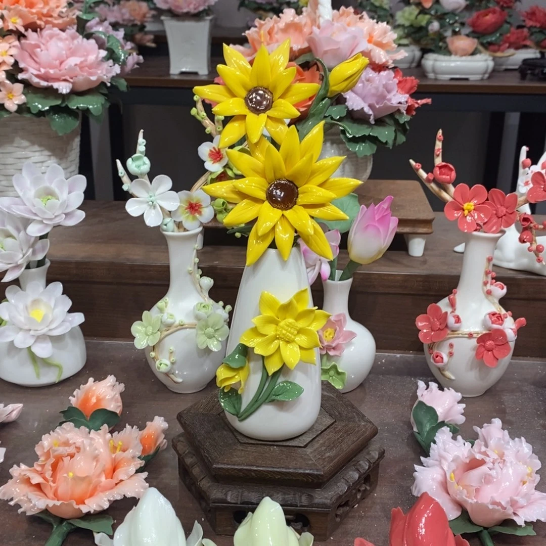 瓷片陶瓷工艺品摆件