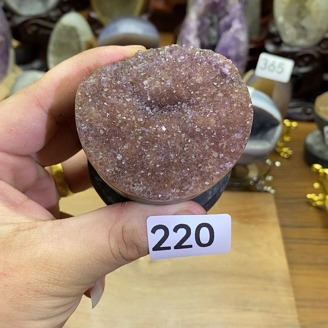 紫晶摆件未镶嵌地球仪