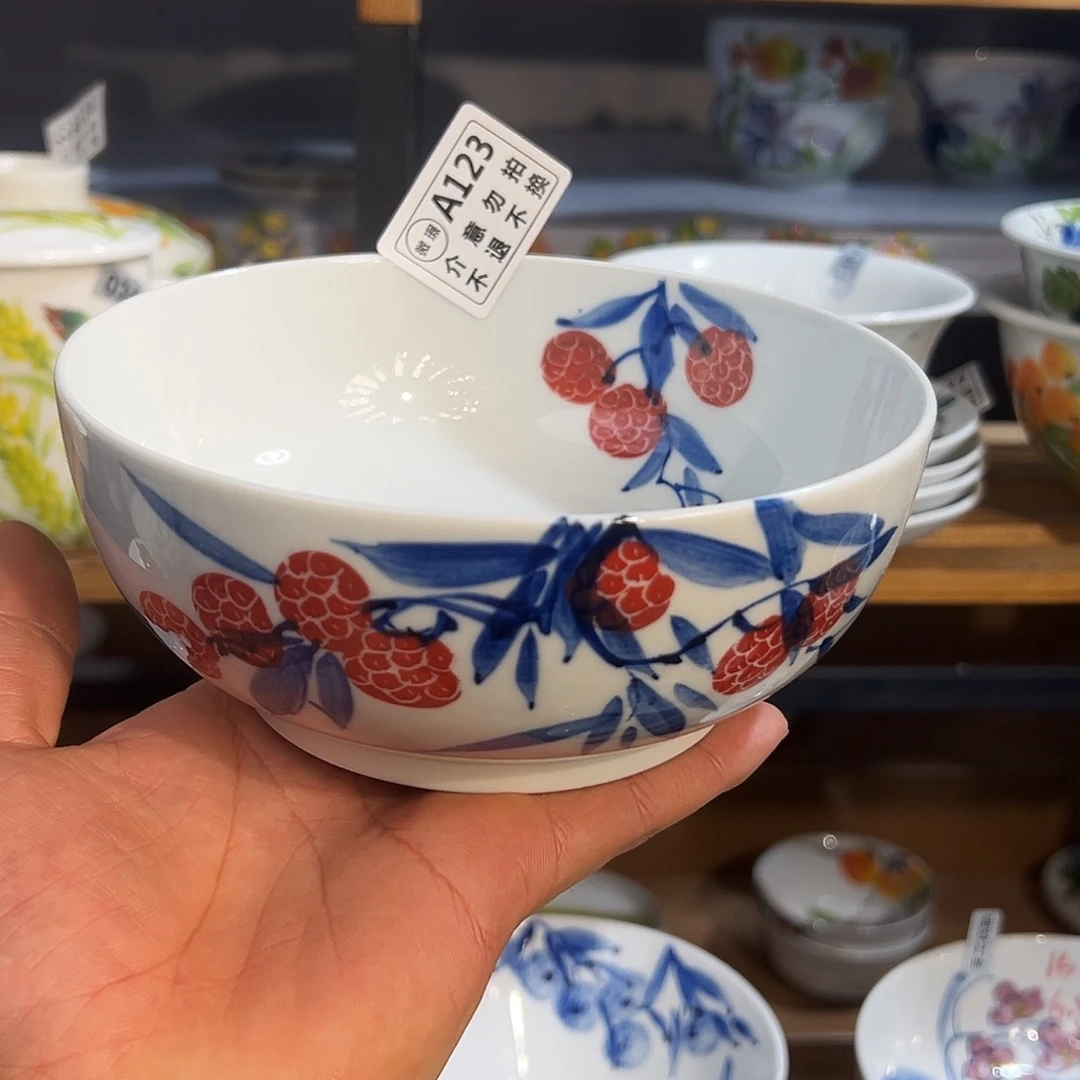 陶瓷景德镇手绘陶瓷6.5寸