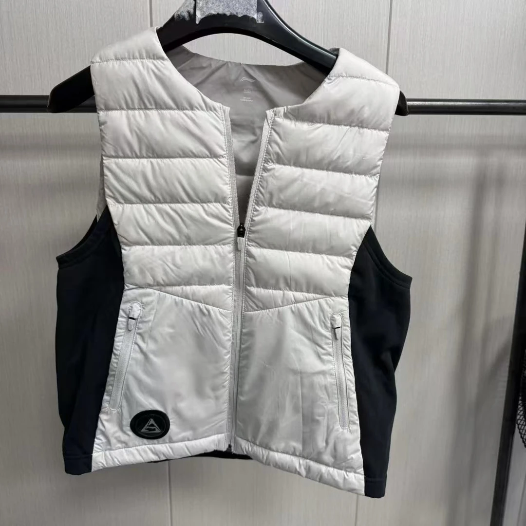 《B品以直播展示为准》李宁男童秋冬保暖休闲羽绒百搭马甲YWBT025