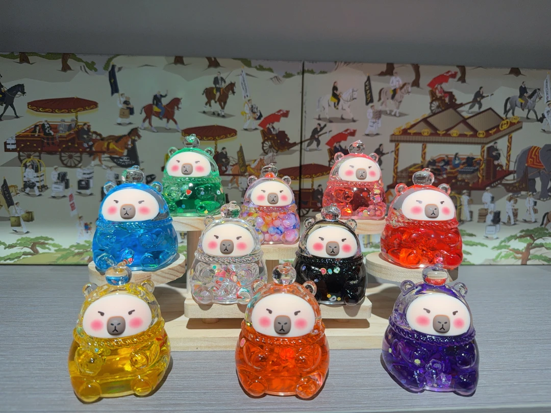 巨无霸卡皮巴拉流沙碎冰款家居摆件