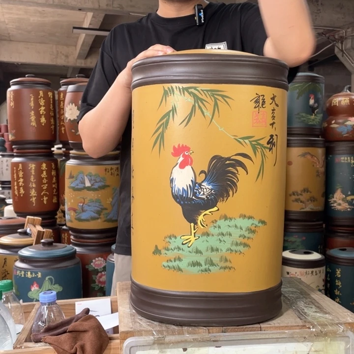 宜兴原矿紫砂茶叶罐