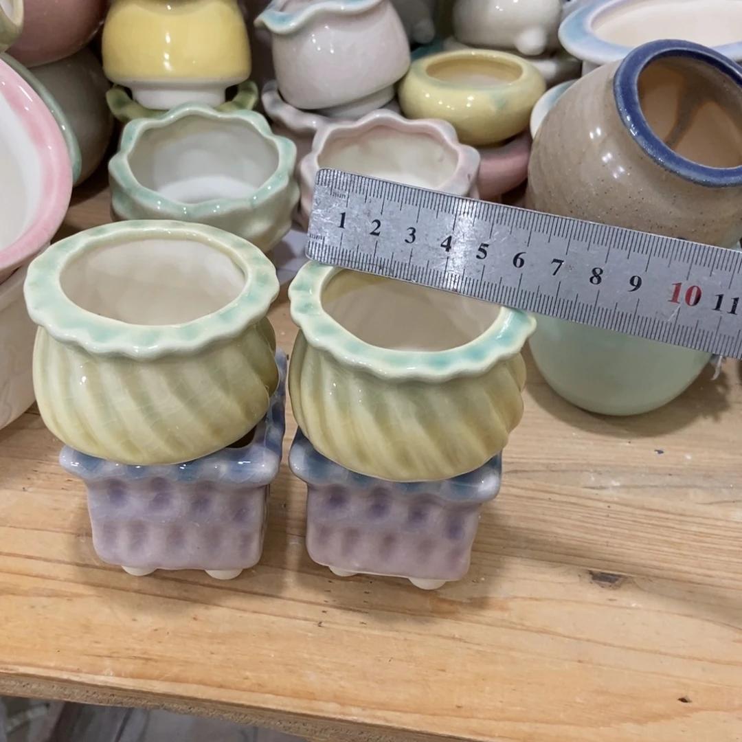 红陶高温陶瓷花盆