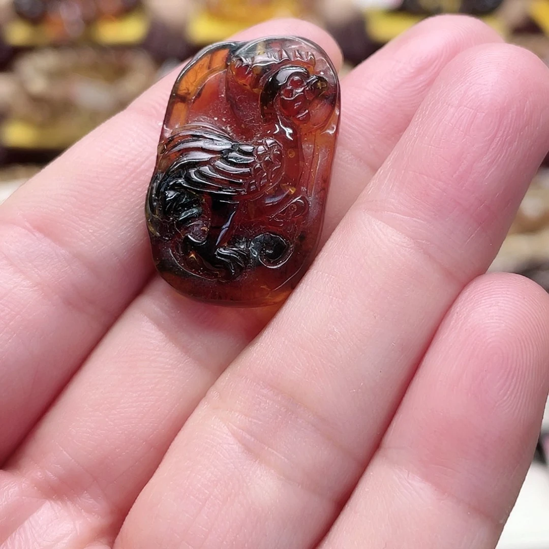 琥珀裸石未镶嵌大