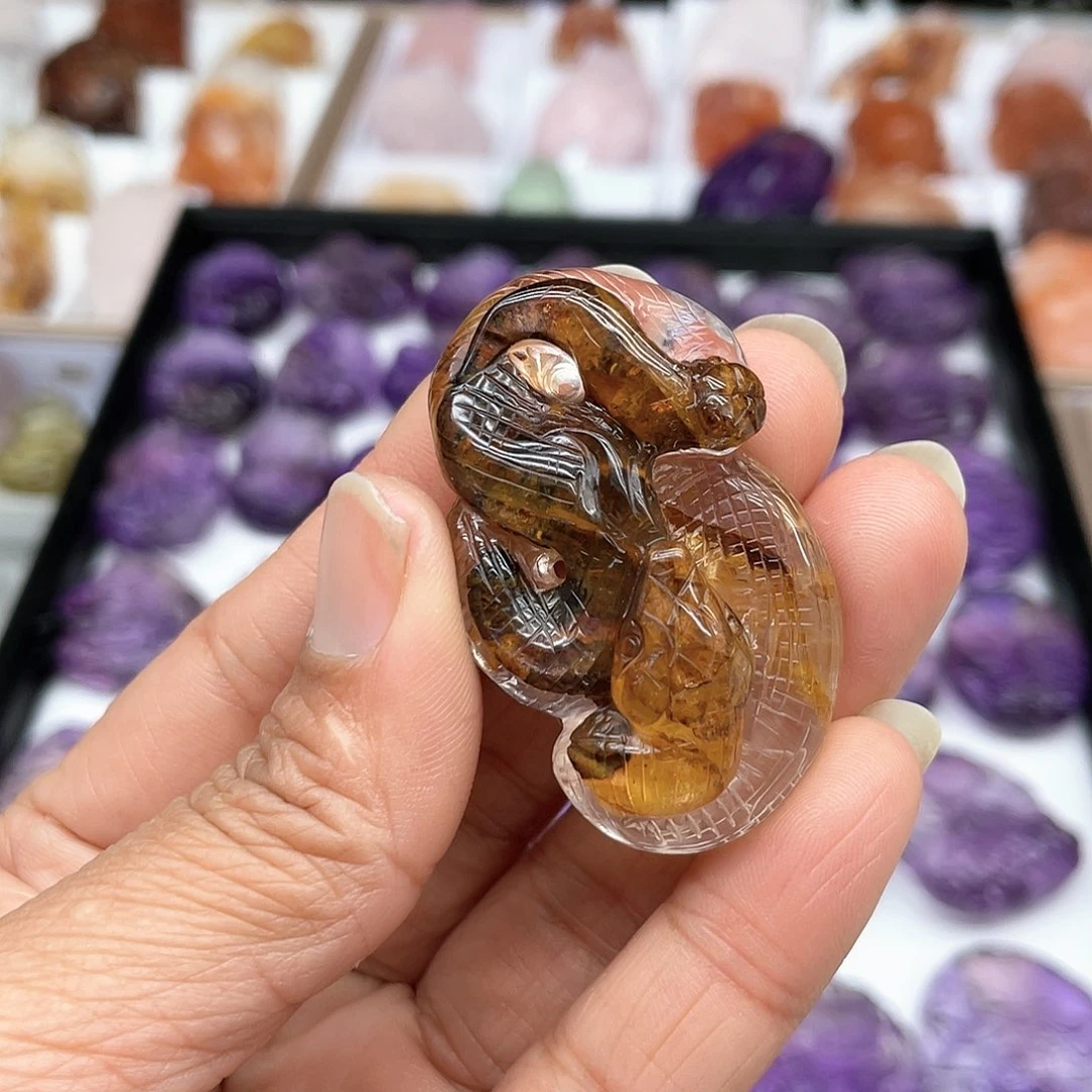 水晶吊坠(不含链)未镶嵌小*坤