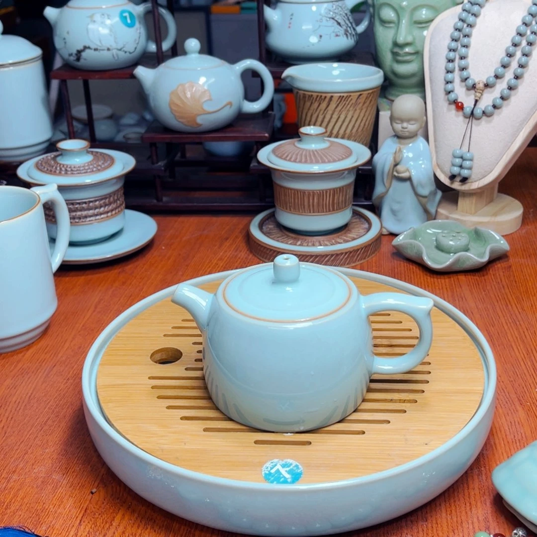 【闪购商品】汝州单壶天青，微瑕