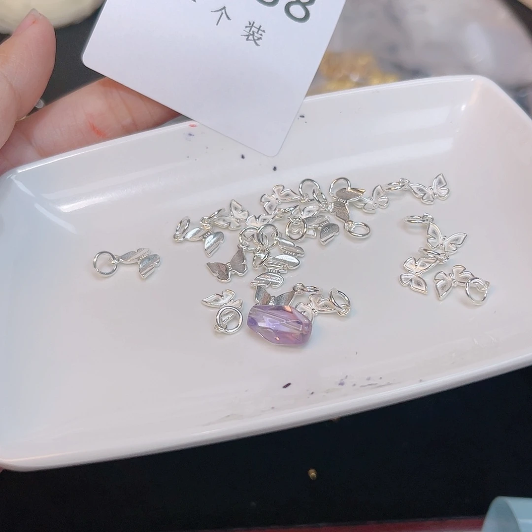 紫晶珠宝半成品银S925镶嵌188