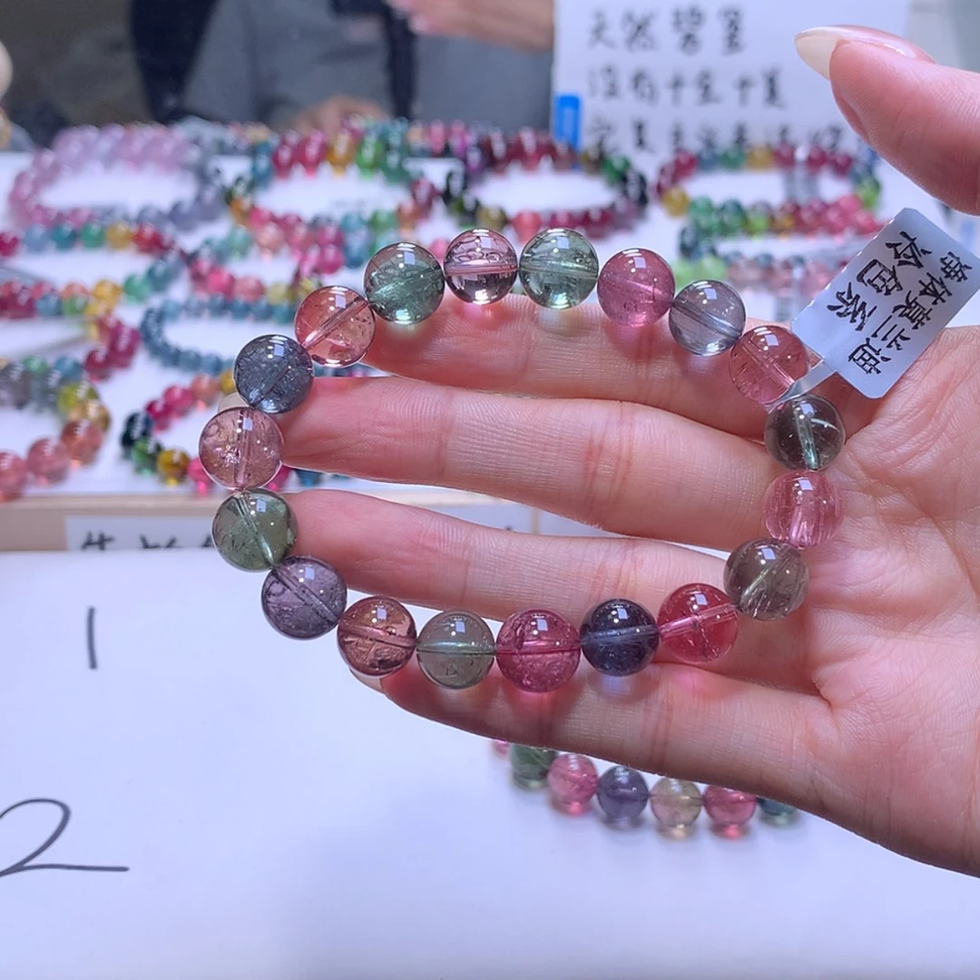 【闪购商品】手链未镶嵌碧玺乌*珠碧玺