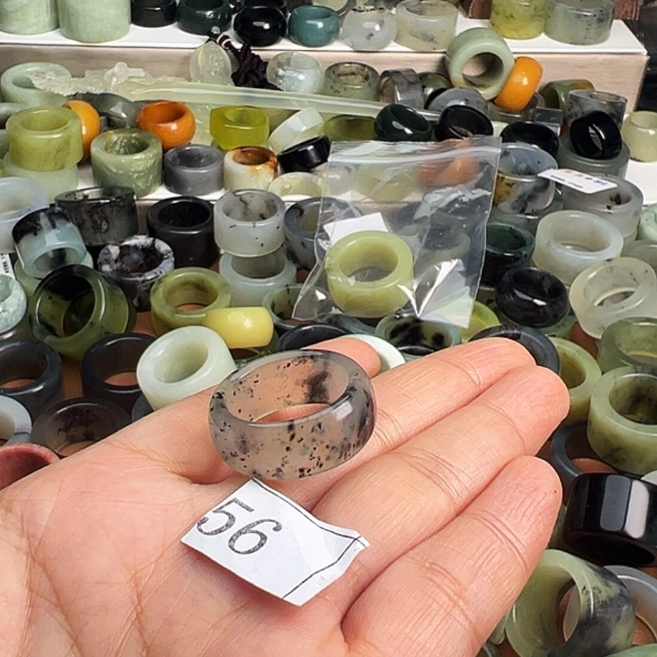 【闪购商品】未镶嵌岫玉戒指用****2