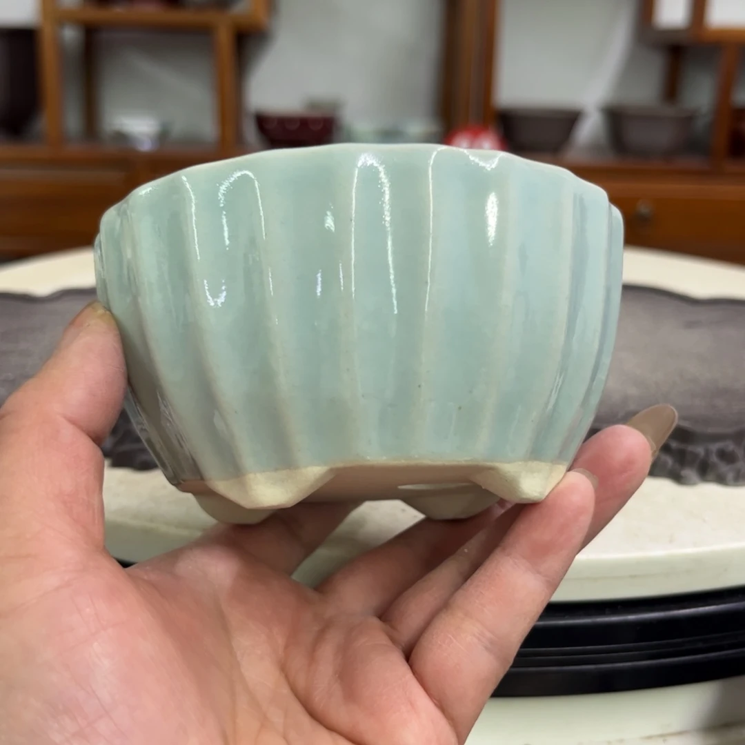 紫砂花盆瑕疵5-10.5。。。