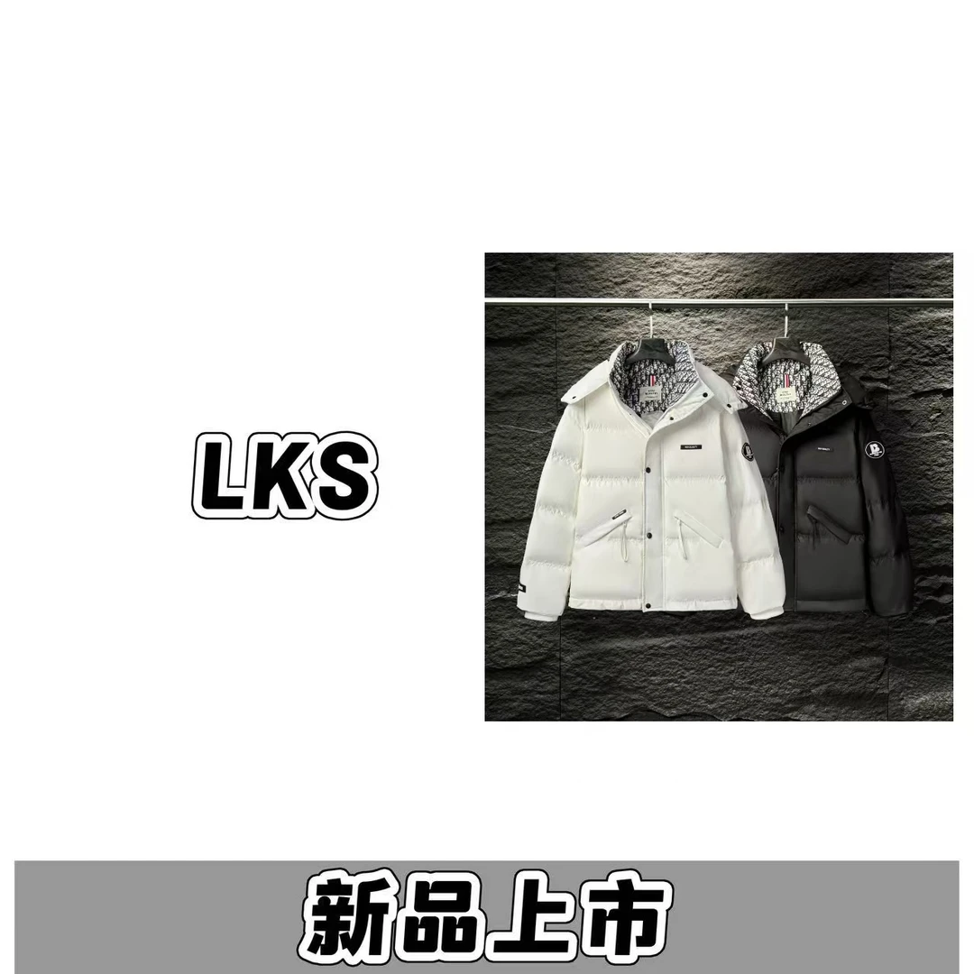 【KM】.20666-2024年冬款潮奢外套男款保暖百搭连帽宽松外套