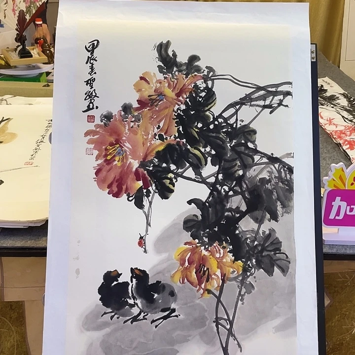 国画张圣敏先生纯手绘作品